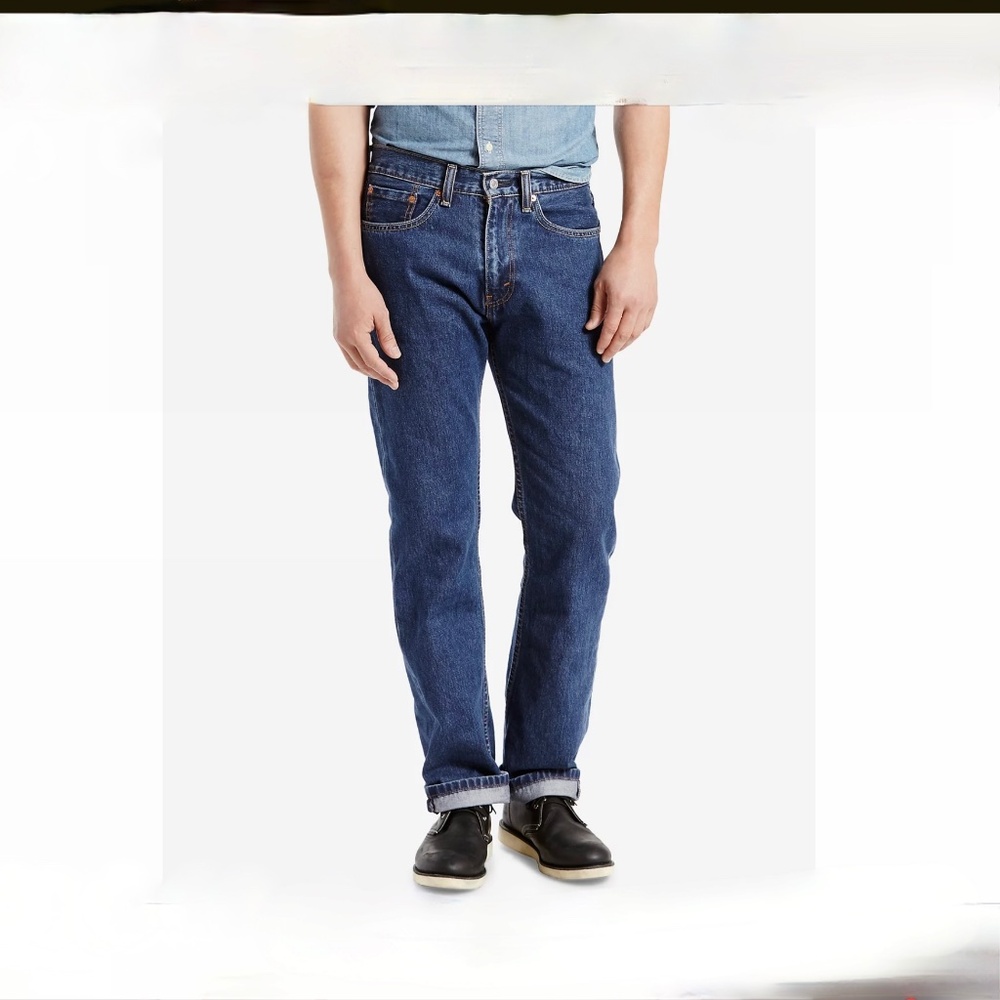 Levi 505 Jeans 100% Cotton 5 Pocket Classic Fit